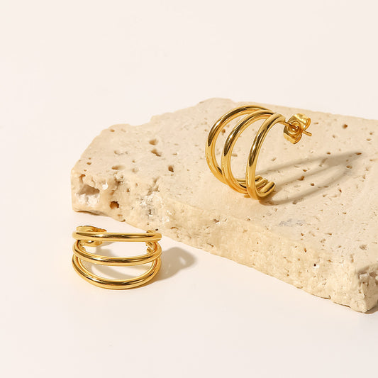 Olivia Hoops Earring
